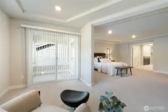 Primary Suite With Additional Seating Area