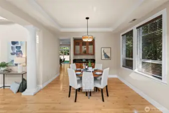 formal dining area