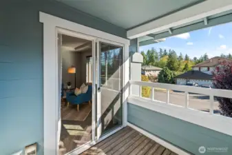 balcony off primary