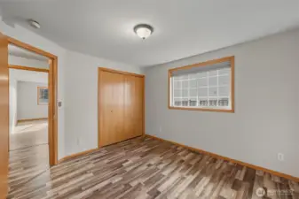 Now we're in bedroom #3, which features a west-facing window.