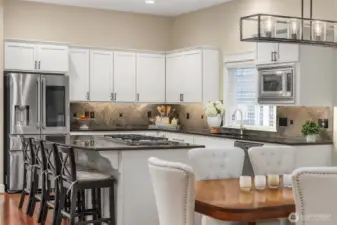 Light and bright updated kitchen