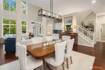 2 bedrooms on main, 2 upstairs