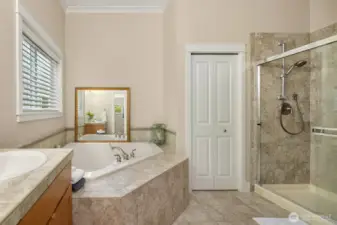 Enjoy a long soak in the Primary Bath