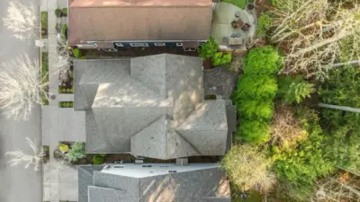 The Lot goes another 20 feet beyond trees.