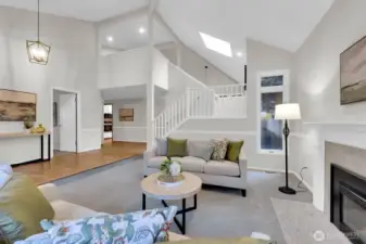 Entry area pic again. New 4' x 4' skylight.