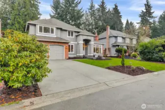 Front again. Brand new driveway