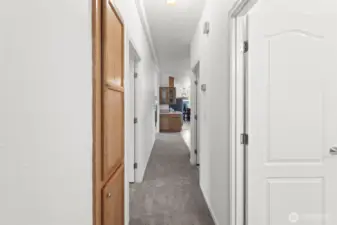 Storage in the hallway