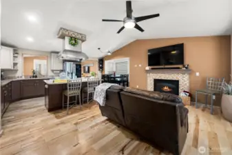 Open-concept living space ideal for entertaining and gatherings.