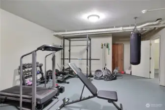 Exercise room in bottom of building 2104.