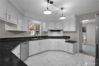 Beautifully updated kitchen with newer appliances!