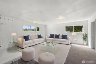 Family/ TV room adjacent to main living room.