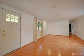 Open concept living room.