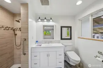 Beautiful updated bathroom