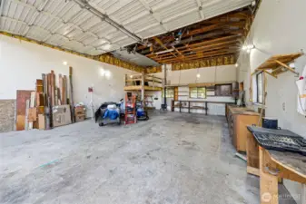 Attached 1 car garage to home.