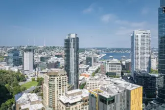 Stunning views from the roof top deck