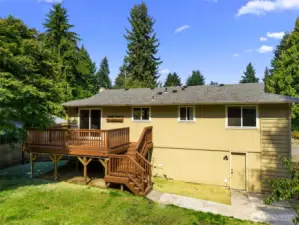 You’ll love the shade from your mature trees.