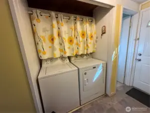 Laundry closet