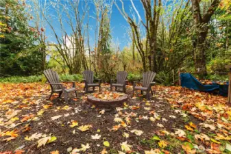 Firepit area for your outdoor enjoyment.