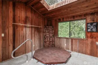 sauna room