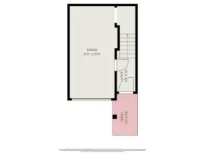 Lower level floor plan
