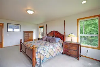 Plenty of room for a king-sized bedroom set + multiple dressers, chairs, etc.