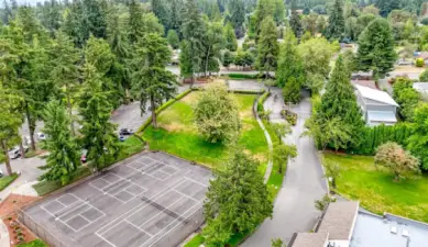 Tennis and Pickleball courts.