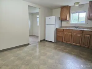 Kitchen with eating area