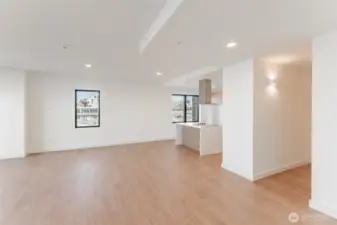 Livingroom looking into the kitchen.