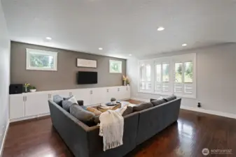Great Room, built-ins