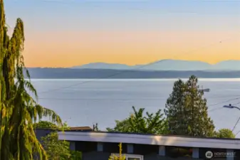 Primary bedroom balcony view