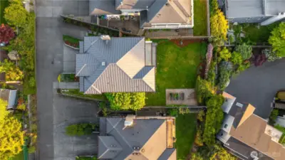 Flat back yard