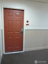 Entry into Unit #210.