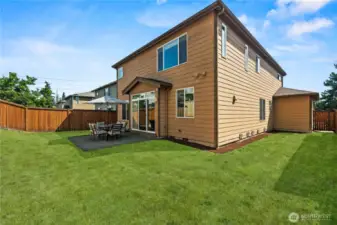 Fully Fenced Backyard