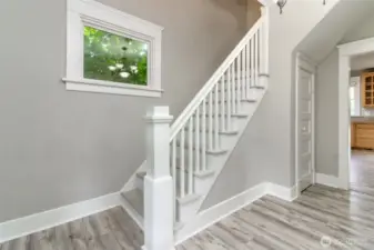 Stairs leading to second floor.