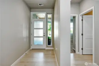 Extra wide entry