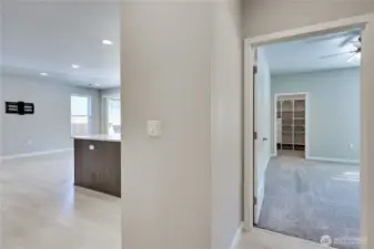 Split floor plan offers Primary Suite on other side of home