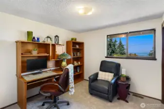 Main Floor Bedroom used as an office.