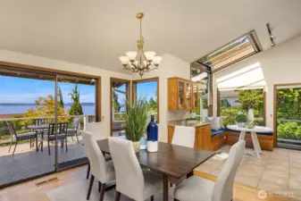 Another view of the dining room highlighting its seamless connection to the kitchen—ideal for entertaining and everyday living.