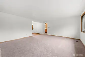 Brand new carpet and paint