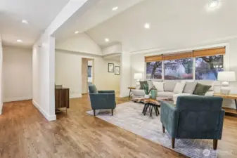 Flow easily from one space to the next thanks to a functional, open layout on the main level.