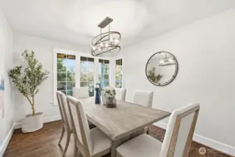 Large formal dining room