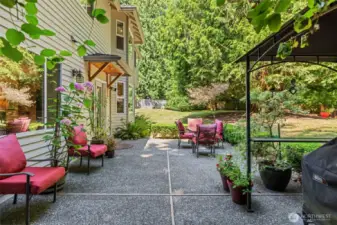 Gorgeous patio space for relaxing and entertaining.