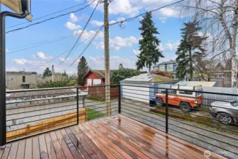 You can see the Olympics and hear the sea lions at Golden Gardens when you step outside!