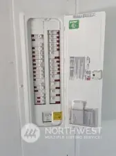 Smart Panel located in garage.