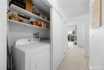 In unit washer and dryer