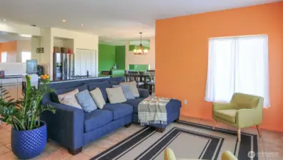 FAMILY AREA OFF OF KITCHEN