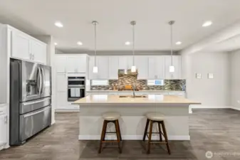Stainless Appliances, Soft Close Cabinets, Island is Larger than It Looks in Pictures