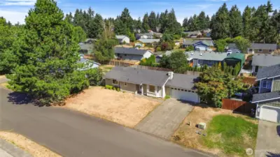 This one-story home sits on a large, fully fenced lot in a great neighborhood