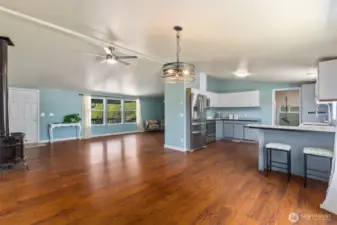 Open concept living make this the perfect space for entertaining.
