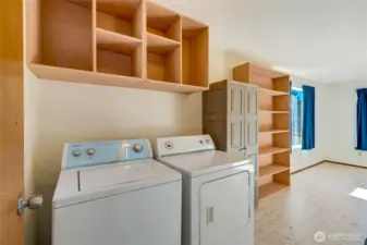 Laundry room.